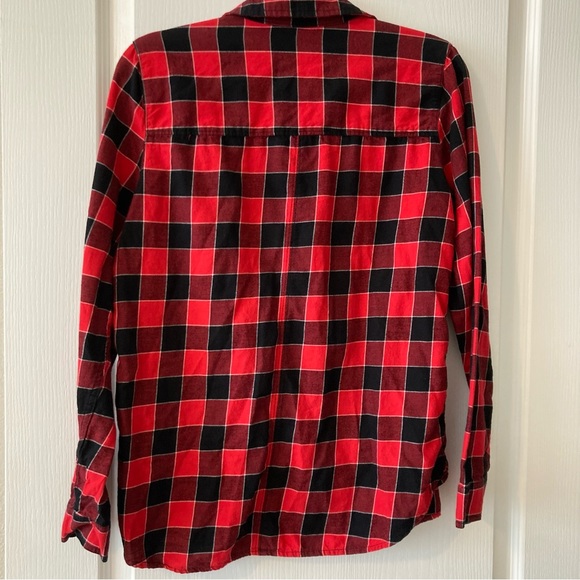 PERFECT SHIRT SOFT BUFFALO PLAID FLANNEL WOMEN SHIRT - MED/LG - Picture 3 of 8